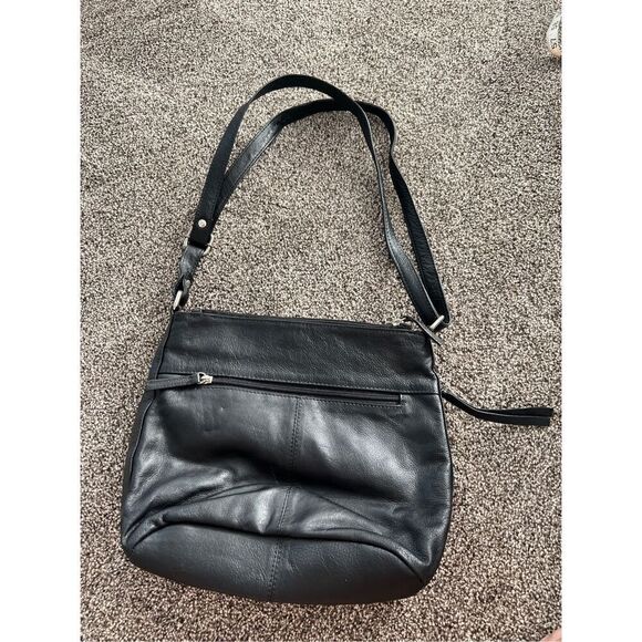 Black Great American Leatherworks Patchwork Handbag - Picture 2 of 10